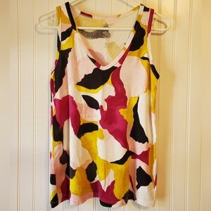 Nine West Colorful Tank Top Sz XS